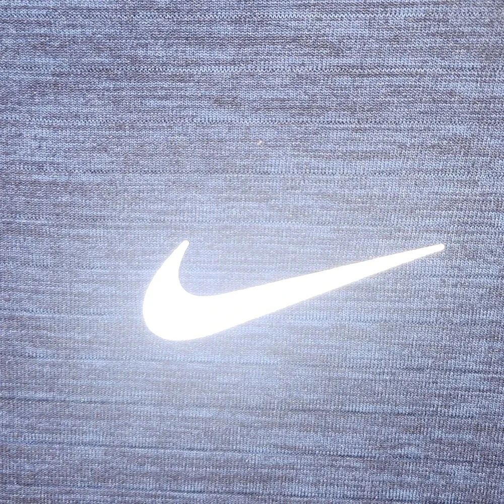 Nike Running Pacer Mens Large Blue Heather 1/4 Zip Pullover BV4713-452